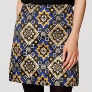 LOFT jacquard skirt